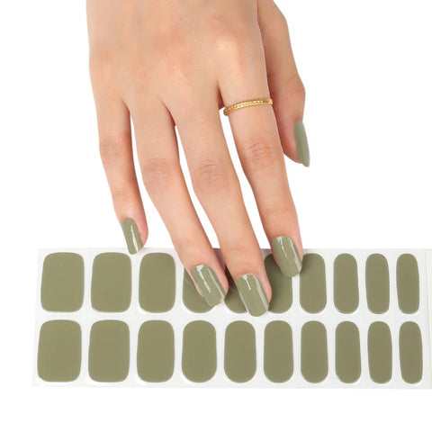 Clear Jelly Stamper Gel-Ly Wraps Green