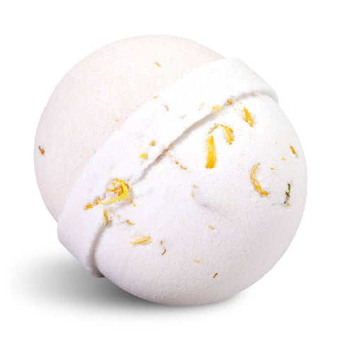 Jack59 Inc. - White with Calendula flower Bath Bomb - Relax - Jack59