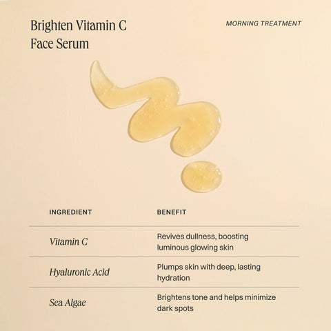Brighten Vitamin C Face Serum - Dark Spot Treatment