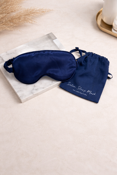 J&F Gift Inc - Satin Sleep Mask with Pouch | Self Care