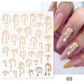 Glitter Mix Metallic Decals - DK BEAUTY