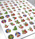 Glitter Mix Christmas Decals - DK BEAUTY