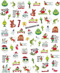 Glitter Mix Christmas Decals - DK BEAUTY
