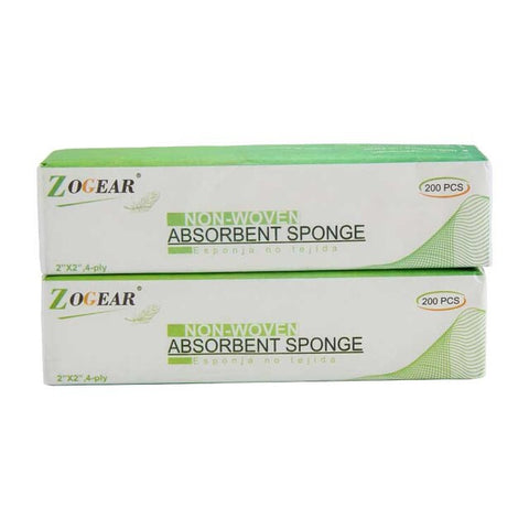 Zogear 2x2" Nail Wipes 200 (non woven)