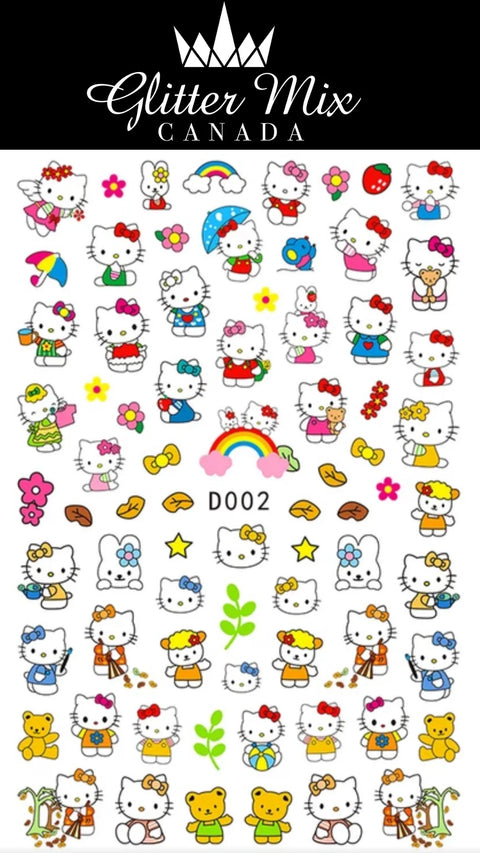 HeGlitter Mix lly Kitty Decal - DK BEAUTY