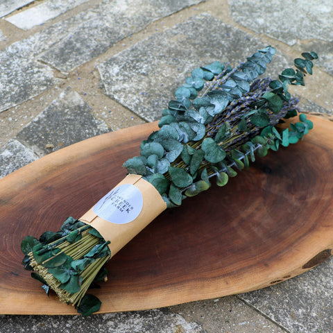 Lavender Creek Farm - Dried Lavender and Eucalyptus Bouquets