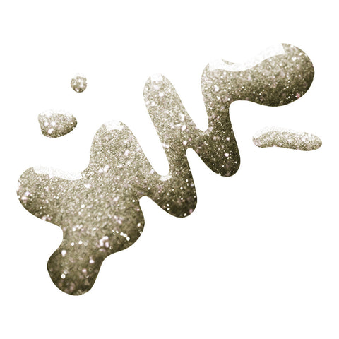 en Vogue Simply Specialty Glitter Gel [25KT Silver] Swatch