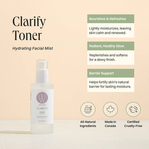 Clarify Toner - Calming, Alcohol-Free Mist, Sensitive Skin