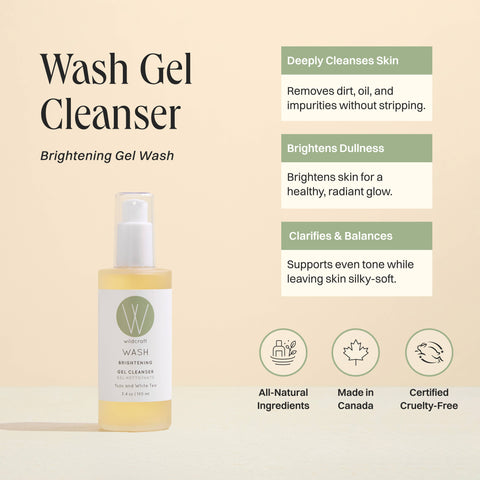 Wash Gel Cleanser - Brightening, Clarifying Face Wash