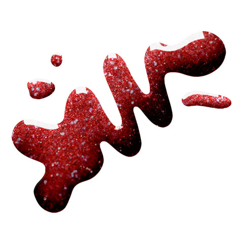 en Vogue Simply Glitter gel 360 deep raspberry red with tiny red microglitters swatch for professional manicures and nail art