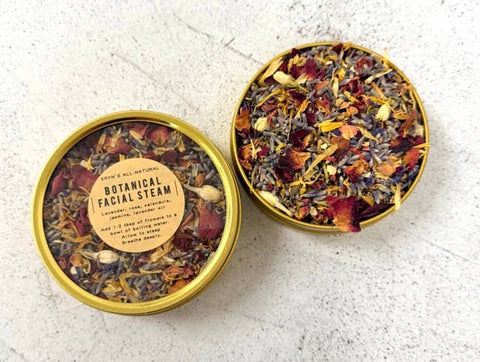 J&F Gift Inc - Botanical Facial Steam (Gold Tin)