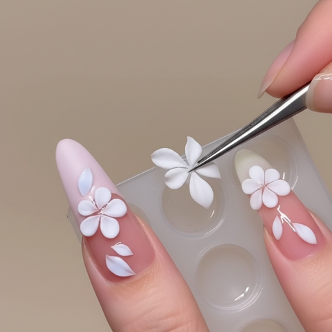 3D Flower Mold In Use