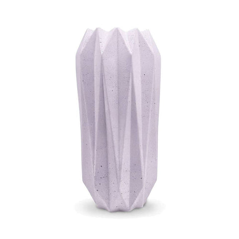 SJ&C - Concrete Modern Decorative Diamonds Vase or Candle Holder