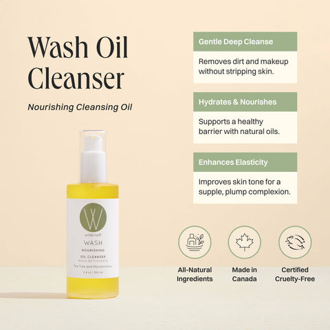 Wash Oil Cleanser - Nourishing, Makeup-Melting Cleanser