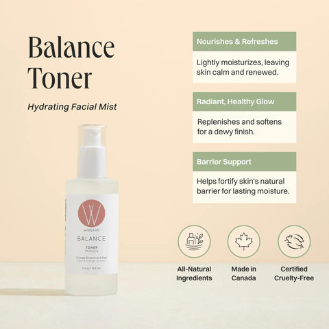 Balance Toner - Hydrating, Alcohol-Free Facial Mist