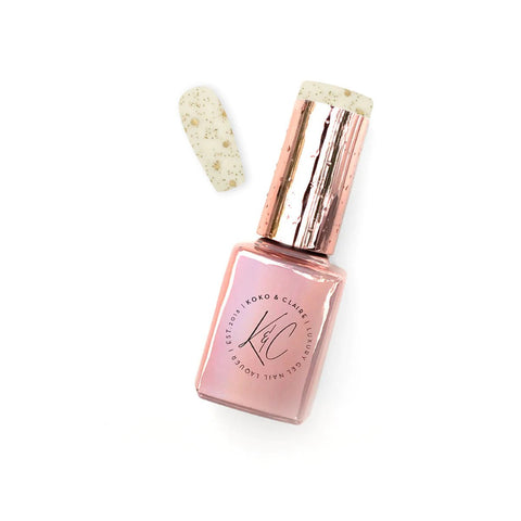 Velvet Multi Confetti Matte Top Coat - Gold - DK BEAUTY