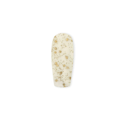 Velvet Multi Confetti Matte Top Coat - Gold - DK BEAUTY