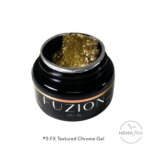 Fuzion FX Textured Chrome Gel #5 Copper *D