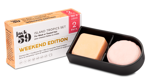 Jack59 Inc. - Weekend Edition - Travel Shampoo & Conditioner Bars - Jack59