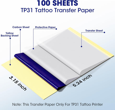 Phomeno Transfer Paper for Tiny Tattoos