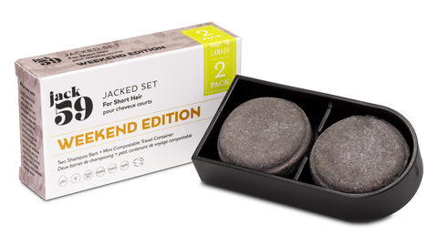Jack59 Inc. - Weekend Edition - Travel Shampoo & Conditioner Bars - Jack59
