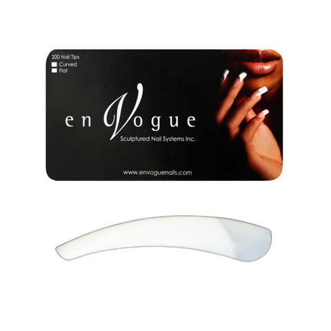 en Vogue Flat Full-Well Tip Kit Size #0-9 for professional manicures and extensions