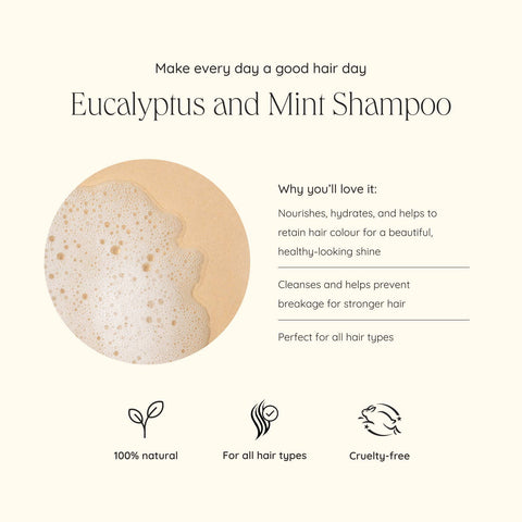 Eucalyptus & Mint Shampoo - Nourishing, Sulfate-Free