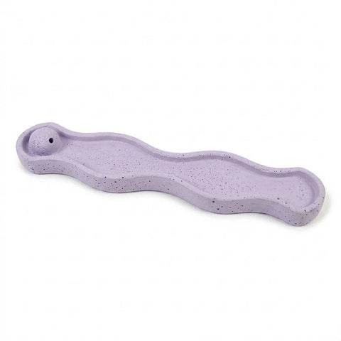 SJ&C - Concrete Modern Wave Incense Burner Holder