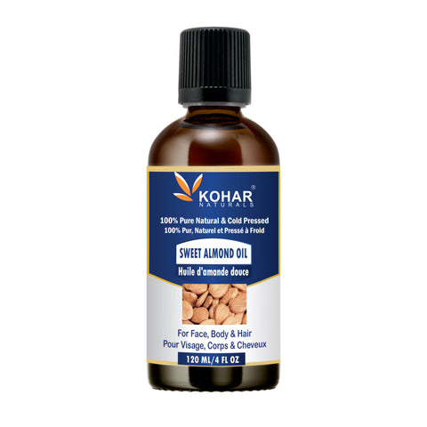 Pure Natural Cold Pressed Sweet Almond Oil. 120 ml