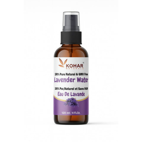 100% Natural Lavender Water Spray. alcohol free. 120 ml