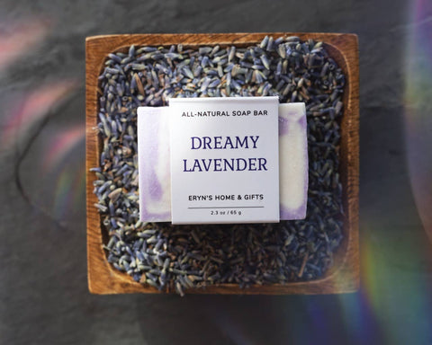 J&F Gift Inc - All-Natural Lavender Soap Bar (2.3oz)