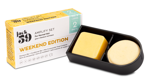 Jack59 Inc. - Weekend Edition - Travel Shampoo & Conditioner Bars - Jack59