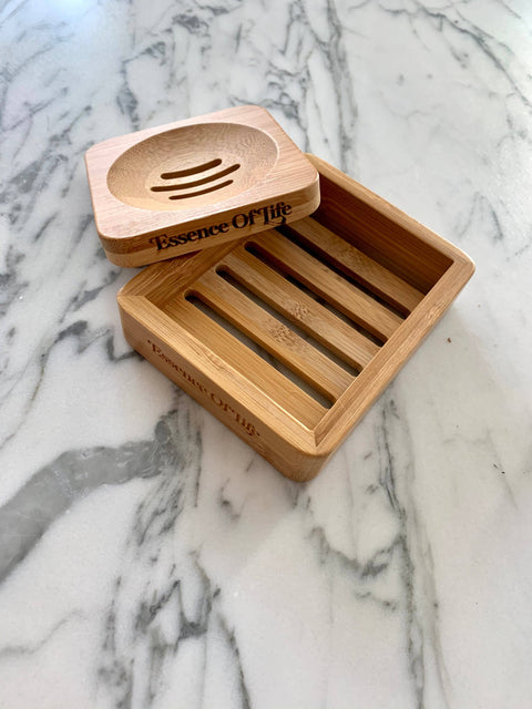 Essence of Life Organics - 100% Biodegradable Bamboo Soap Dish