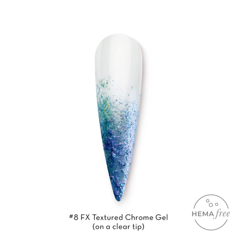 Fuzion FX Textured Chrome Gel #8 Indigo *D