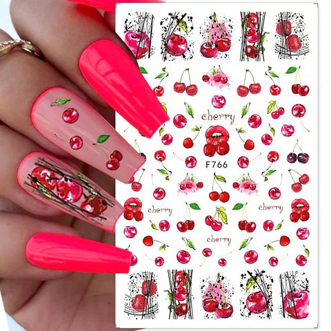 GlitterMix Fruit Decals