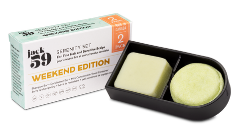Jack59 Inc. - Weekend Edition - Travel Shampoo & Conditioner Bars - Jack59
