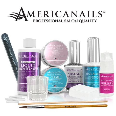 Americanails Pink & Clear Acrylic Starter Kit