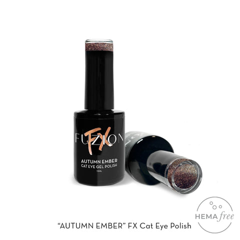 Fuzion Autumn Ember Cat Eye FX Gel Polish
