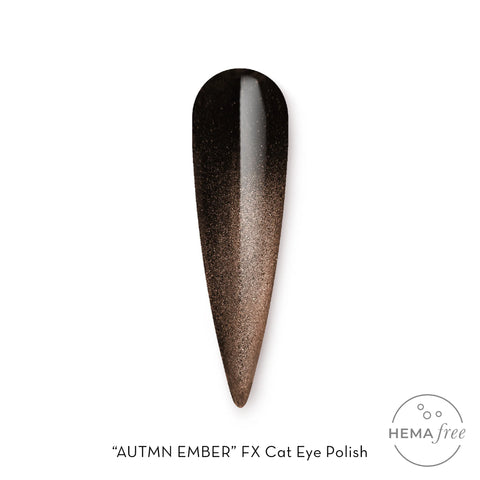 Fuzion Autumn Ember Cat Eye FX Gel Polish