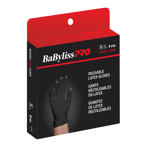 Babyliss Black Latex Gloves Medium