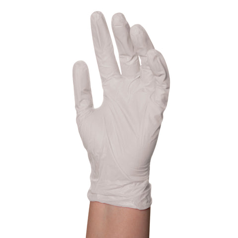 White Nitrile Gloves