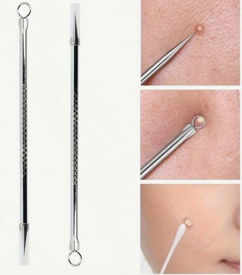 Blackhead Remover Tool with Open Loop + Point