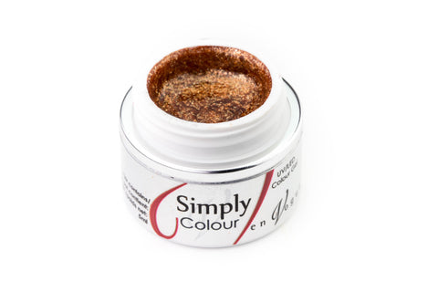 SIMPLY Specialty Glitter Gel - Caramel Kisses