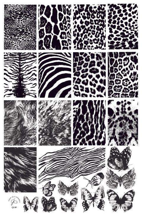 CJS Fur-ever Flutter Stamping Plate