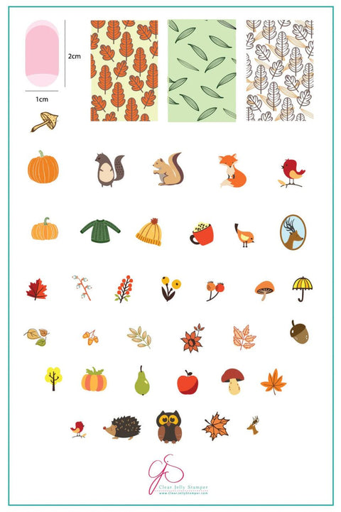 CJS All About Autumn Plate - DK BEAUTY