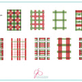 Clear Jelly Stamper Festive Plaid Two