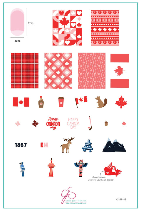Clear Jelly Stamper - The Great Canadian Mix