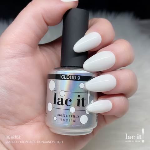 Cloud 9 Lac It! – Milky Off-White Crème Gel Polish