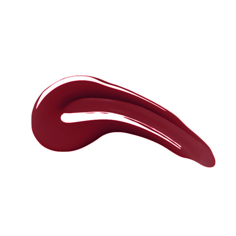 en Vogue Lac It! Crimson a deep cherry red crème UV/LED gel nail polish for professional nails and extensions swatch