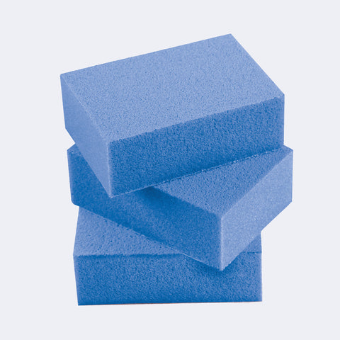 Silkline Blue Mini Disposable Buffing Blocks – 180/240 Grit, 50 Pack